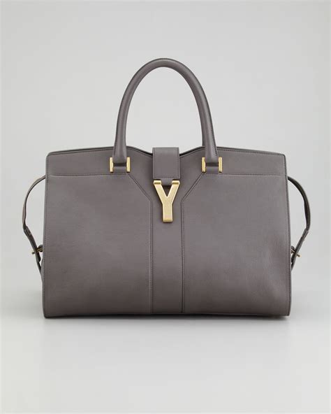 ysl cabas chyc medium price|SAINT LAURENT Leather Medium Cabas Chyc Grey.